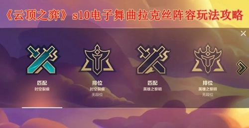 云顶之弈S10电子舞曲拉克丝阵容深度解析：从阵容搭配到运营思路，教你轻松上分！